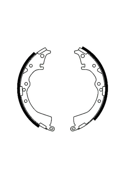 Bosch Arka Kampana Pabuç Balata Toyota Hılux 2.4l 2l-t Ln145 4x2 98-04 / Vıgo 2.5l 2kdftv Kun15 4x2 05- Bosch 0986487744 0449535170 044950k010 044950k060
