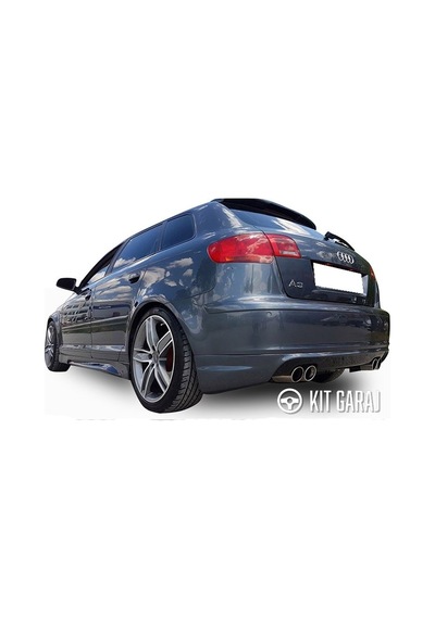 Kit Garaj Audi A3 8p 2006-2012 2 Kapı Arka Ek Plastik Boyasız