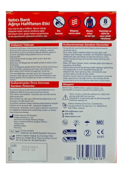 Voltaheat Voltapatch Isıtıcı Bant Yeni Ambalajında 2adet X 4kutu