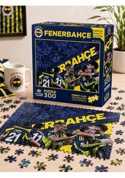 Mythos Lisanslı Fenerbahçe 300 Parça Puzzle 48 X 34 Cm Premium Quality Edition Perfect Click Technology