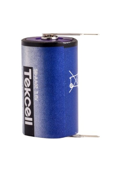 Tekcell Sb-aa02-er142502pt - 1/2aa Size - 3.6v Li-socl2 Lithium Pil - 2 Pinli