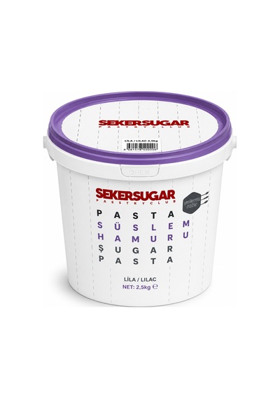 Şeker & Sugar Şeker Hamuru Lila 2,5 Kg
