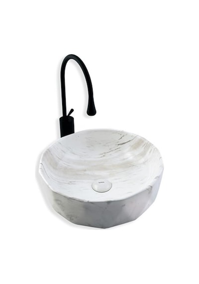 Eva Banyo Lena E-2110M3 Tezgah Üstü Porselen Lavabo