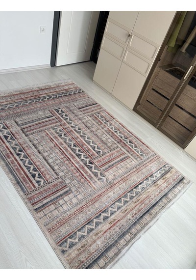 Andromeda Halı Valencia Serisi N0286a Salon Oturma Yatak Odası Halısı Çok Renkli