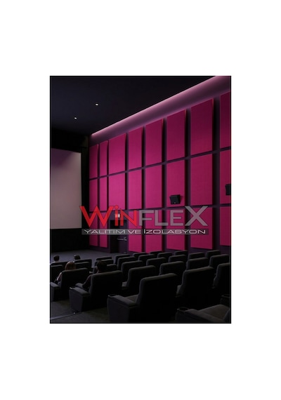 Winflex 60x120 Cm Akustik Kumaş Panel Fuşya