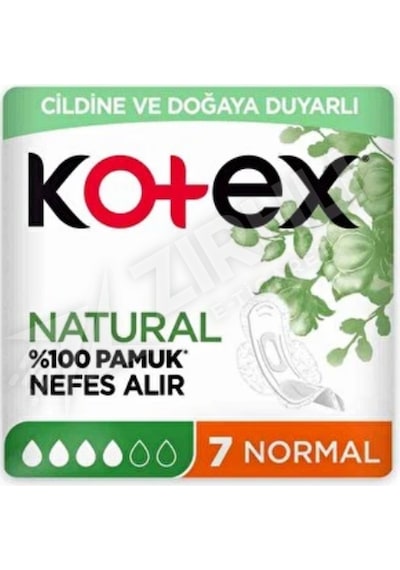 2 Adet Kotex Natural Ultra Single Normal 7 Li