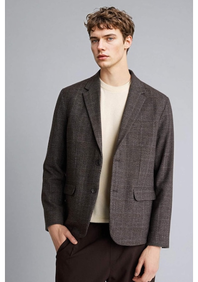 Defacto Regular Fıt Astarlı Blazer Ceket G7493ax26spar220 Antrasit-ar220