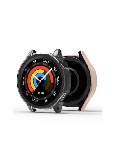 Huawei Watch Gt 5 46mm Ekran Korumalı Sert Rubber Kılıf-al3173