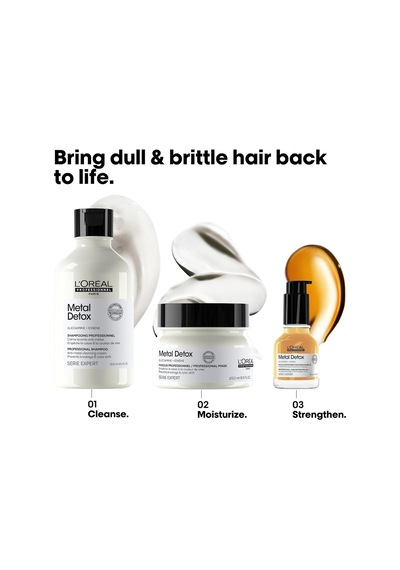 L'oréal Professionnel Serie Expert Metal Detox Saç Maskesi 250 Ml - İşlem Görmüş Ve Boyalı Saçlar İçin Kırı