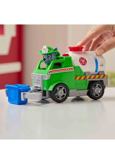 Paw Patrol Fire Rescue Figür Ve Kurtarma Aracı Rocky