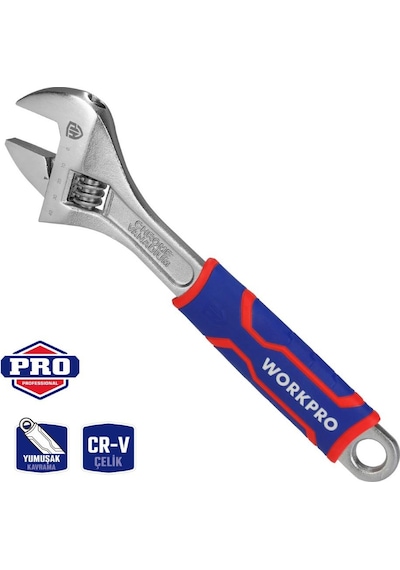 Workpro Wp272013 300mm Cr-v Profesyonel Kurbağacık Anahtar
