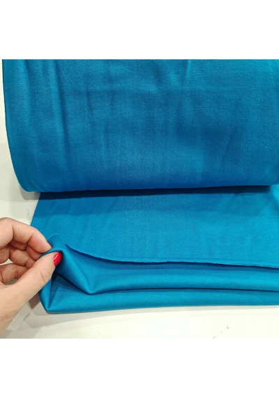 1 1 Bebe Kaşkorse Ribana Kumaş Kumaş Eni: 35 Cm Tüp %95 Pamuk %5 Elastan 193 Mavi