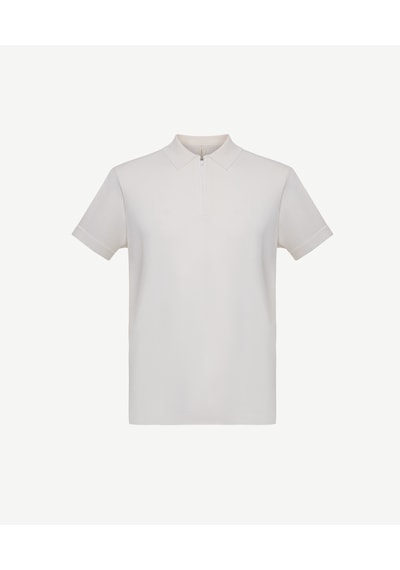 Yargıcı Polo Yaka Triko 25yetr2003x 002 Beyaz