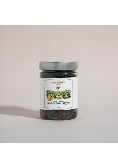 Doğal Fermente Siyah Zeytin 500 Gr
