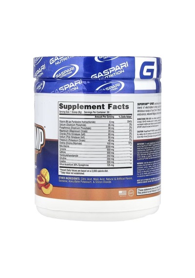Superpump Sport, Hydrating Pre-workout, Mango Nectarine, 8.47 Oz 240 G Usa