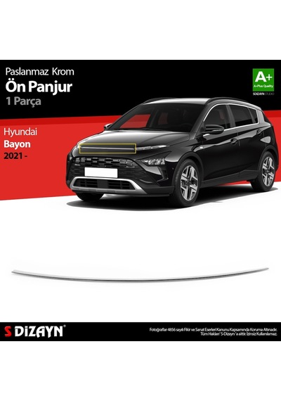 S-Dizayn  Hyundai Bayon Krom Ön Panjur 2021 Üzeri