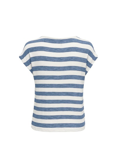 Only Onllıra Lıfe S/s V-neck Top Jrs Noos 15252103 Mavi 001