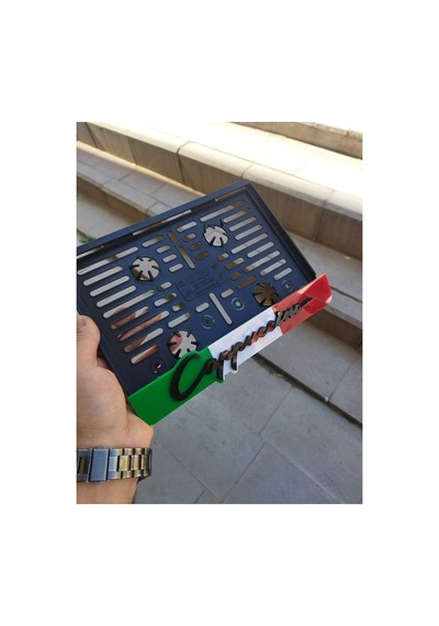 Motorsiklet Plakalık Lazer Kesim Pleksi Cappuccino - 784762003