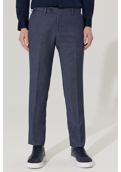 Altınyıldız Classıcs Erkek Lacı Slim Fit Dar Kesim Mono Yaka Armürlü Takım Elbise