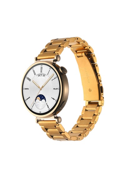 Huawei Gt4 18mm Uyumlu Krd-04 Metal Zore Kordon-gümüş