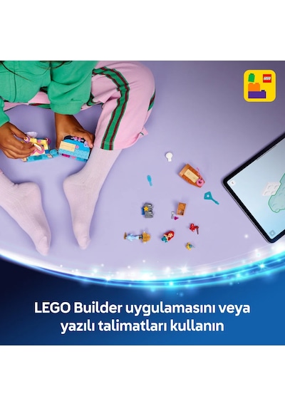 LEGO® ǀ Disney Princess Ariel'in Sihirli Mini Sarayı 43285 – 5 Yaş ve Üzeri Çocuklar için Karakter İçeren Oyuncak Yapım Seti(179P)