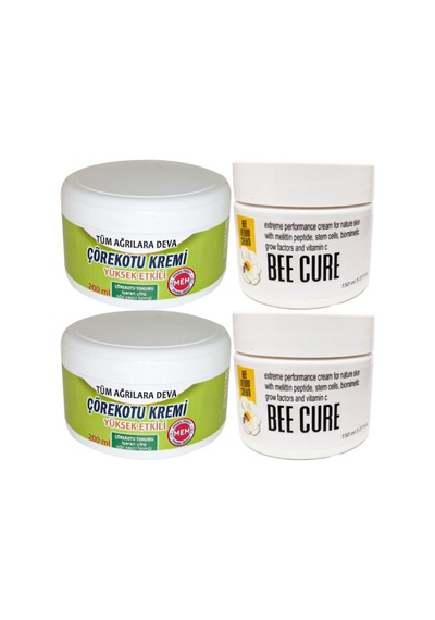 Çörek Otu Kremi Green Box 2 Adet 200 Ml + 2 Adet Beecure 150 Ml Krem / Teskin Krem Seti