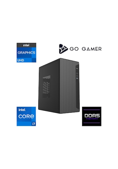 Go Gamer E468DF i7-12700 16 GB 1 TB SSD 24" Free Dos Oem Paket Masaüstü Oyuncu Bilgisayarı