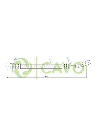 CAVO C800752A Fren Hortumu Arka Astra G Zafira 98-