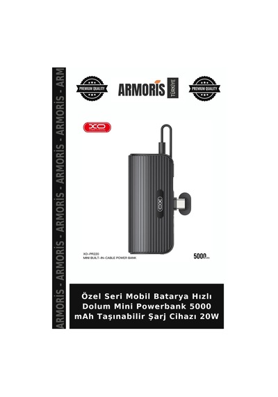 Özel Seri Mobil Batarya Hızlı Dolum Mini Powerbank 5000 Mah Taşınabilir Şarj Cihazı 20w Çok Renkli