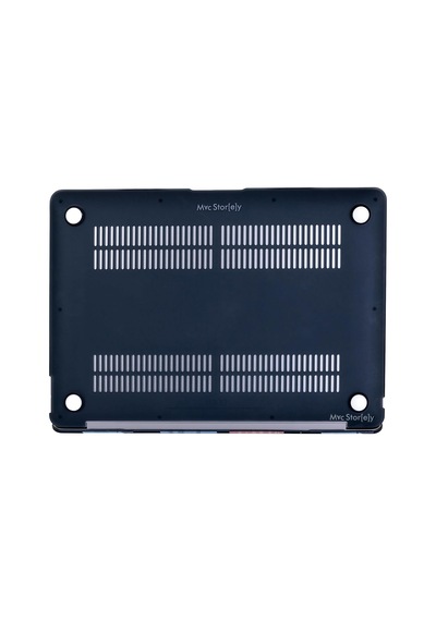 Macbook Air 13 Kılıfı A2337 M1 A2179 A1932 Uyumlu Özel Sanatsal Desenli Hard Case Sert Koruyucu Kapak Mat Yüzey Çizilmeye Dayanıklı Siyah Belirtilmemiş