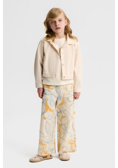 Nk Kids Kız Çocuk Lamb Ceket Nk-31509-y Krem