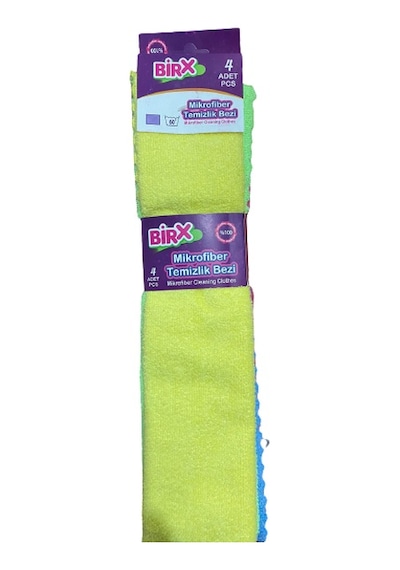 Birx Mikrofiber Temizlik Bezi 28 x 36 CM 4'lü