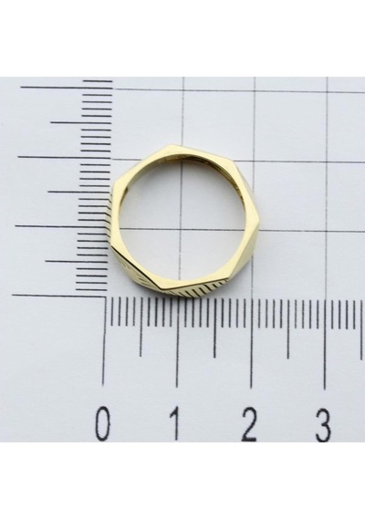 14k Altın Markiz-geometrk Chocolate Yüzük 4y28095 Sarı Altın