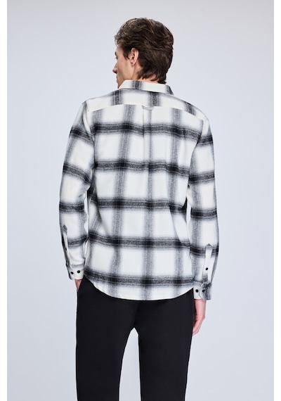 Hatemoğlu Siyah Slim Fit Kareli Düğmeli Yaka Uzun Kollu Pamuklu Gömlek 19151010024a 818 1964077 Siyah Hatemoğlu Siyah Slim Fit Kareli Düğmeli Yaka Uzun Kollu Pamuklu Gömlek 19151010024a 818 1964077 Siyah