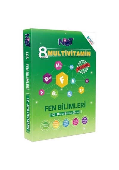 8. Sınıf Fen Bilimleri 12 Deneme 1.Dönem MULTİVİTAMİN - BİNOT YAYI