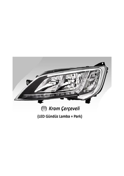 Far Motorlu Sol Fıat Ducato Maxı /peugeot Boxer / Cıtroen Jumper 2014 Led Ballast Hariç