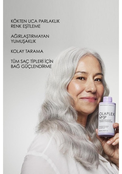 Olaplex No. 5p Blonde Enhancer Toning Conditioner - Renk Koruyucu & Bağ Güçlendirici Mor Saç Bakım Kremi 250 Ml