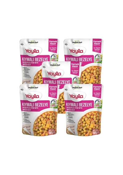 Yemek Hazır Kıymalı Bezelye 250 Gr X5 - 842139741