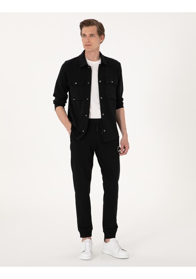 Pierre Cardin Erkek Siyah Gömlek Örme 50302573-vr046 Siyah