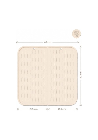 Siliconly%100 Silikon Bulaşık Kurutma Matı,pvc Ve Plastik İçermez,bulaşık Altlığı,bulaşık Kurutmalığı-ekr Diğer
