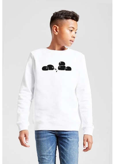 Tshirthane Clannad Anime Dango Daikazoku Beyaz Çocuk 2ip Sweatshirt 001