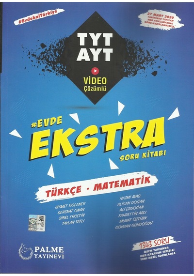 Palme Tyt&Ayt Evde Ekstra Türkçe-Matematik