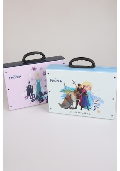 X Dekomus Lisanslı Frosted Whispers Collection Elsa Frozen Saplı Çanta Tekli Altın