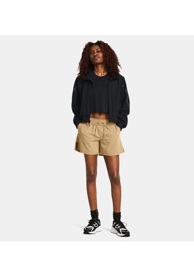 Kadın Ua Unstoppable Crop Ceket 1386479-001 Black Black Siyah