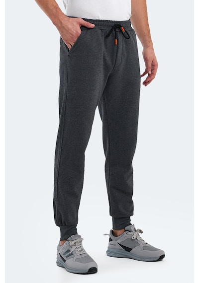 Slazenger Nahal I Erkek Cepli Koyu Gri Eşofman Altı Koyu Gri