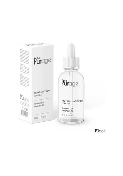 The Purage Resveratrol %3.2 Ve Ferulik Asit %3.2 Serum 30 Ml