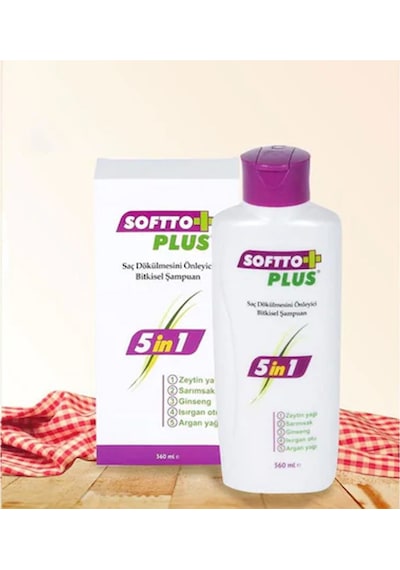 Saç Dökülmesini Önlemeye Yardımcı Bitkisel Şampuan 360 Ml... 5'i 1 Arada
