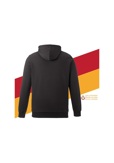 Gsstore Galatasaray Lisanslı Sweat Kapüşonlu Logolu Siyah Sweat Siyah