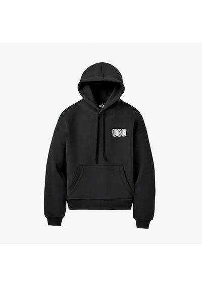 Ugg Logo Hoodie Kadın Siyah Sweatshirt 1171478 Çok Renkli
