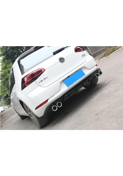 Vw Golf 7.5 Difizör 2018 - 2020 Difüzör Abs Plastik 4 Egzozlu